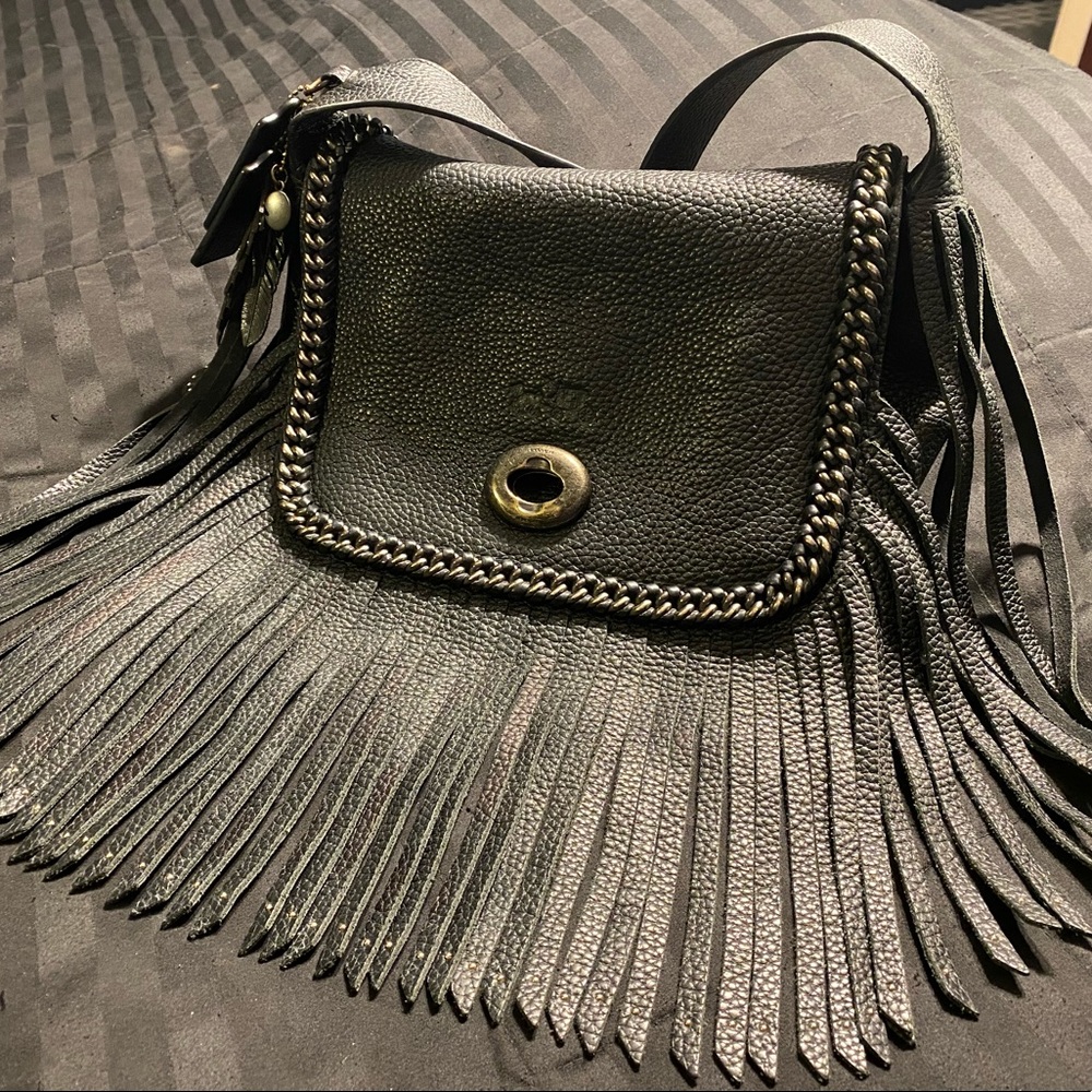 Coach Dakotah Fringe Crossbody w/ dust bag. - Picture 1 of 14